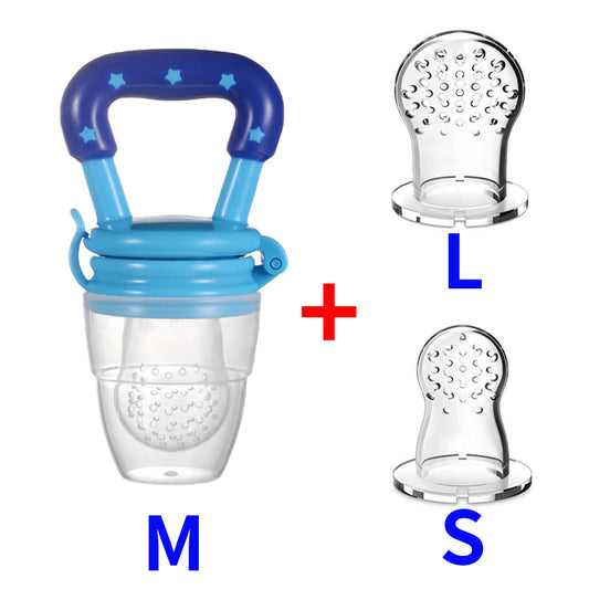 Bpa-free silicone fruit pacifier for babies, 3 sizes 