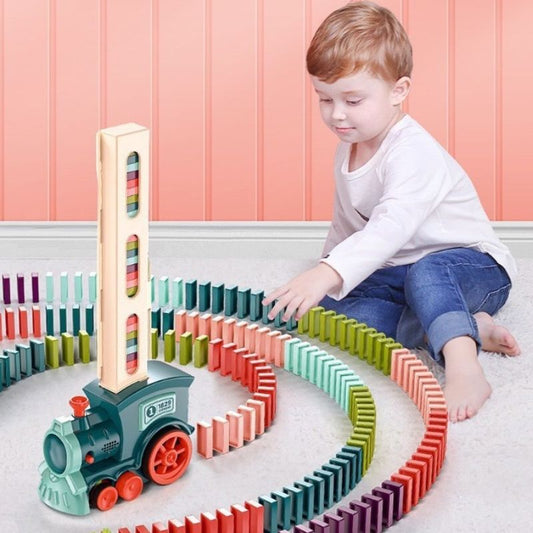 Automatic Domino Train Toys 63 pcs 
