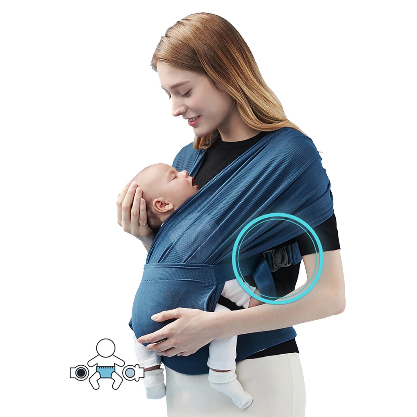 Adjustable ergonomic baby carrier