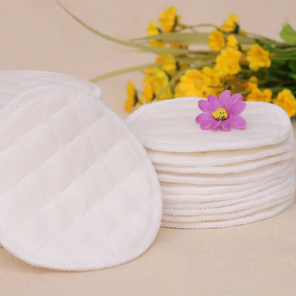 Pack of 10 washable cotton nursing pads