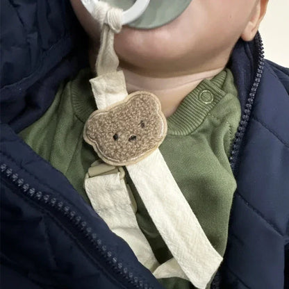 Attache-tétine anti-chute pour bébé