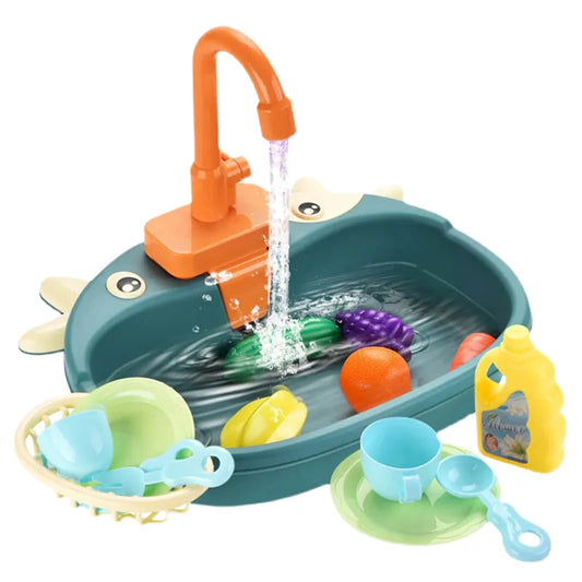 Water circuit kitchen toy