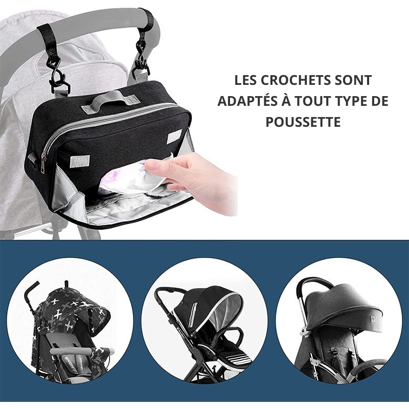 Waterproof Diaper Bag - Stroller bag 