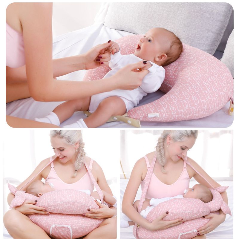 RUGUIES-Coussin Allaitement-Petit Coussin d'allaitement-Oreiller d' allaitement Ergonomique avec Coussin Anti-Reflux supplémentaire permettant  de relever la tête du bébé à 45°. : : Bébé et Puériculture